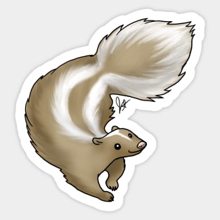 Mammal - Skunk - Apricot Sticker